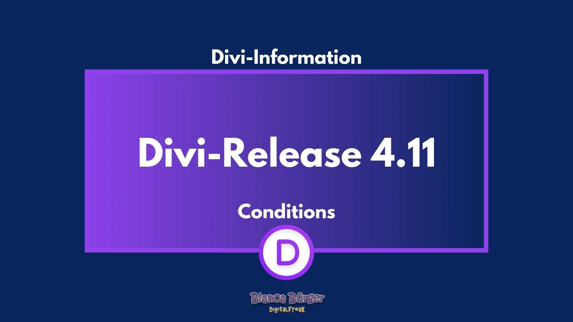 Divi-Theme und -Builder Version 4.11 12
