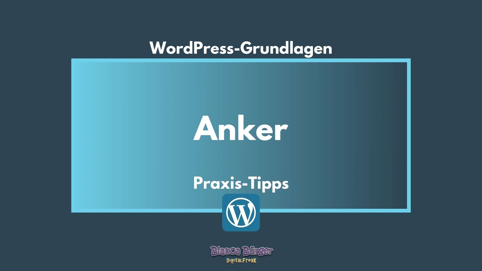 Anker bei WordPress 5