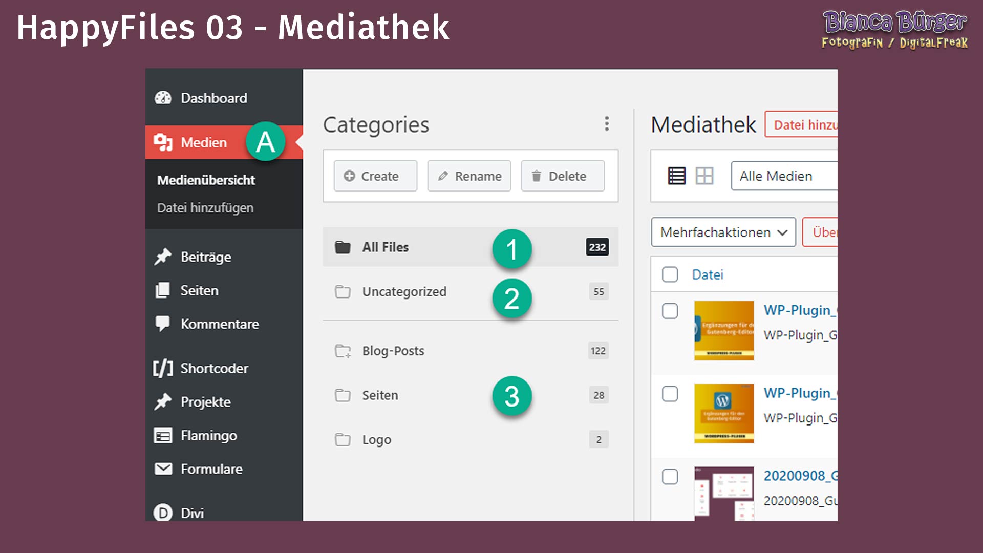 Ordnung schaffen mit dem WordPress-Plugin HappyFiles 3