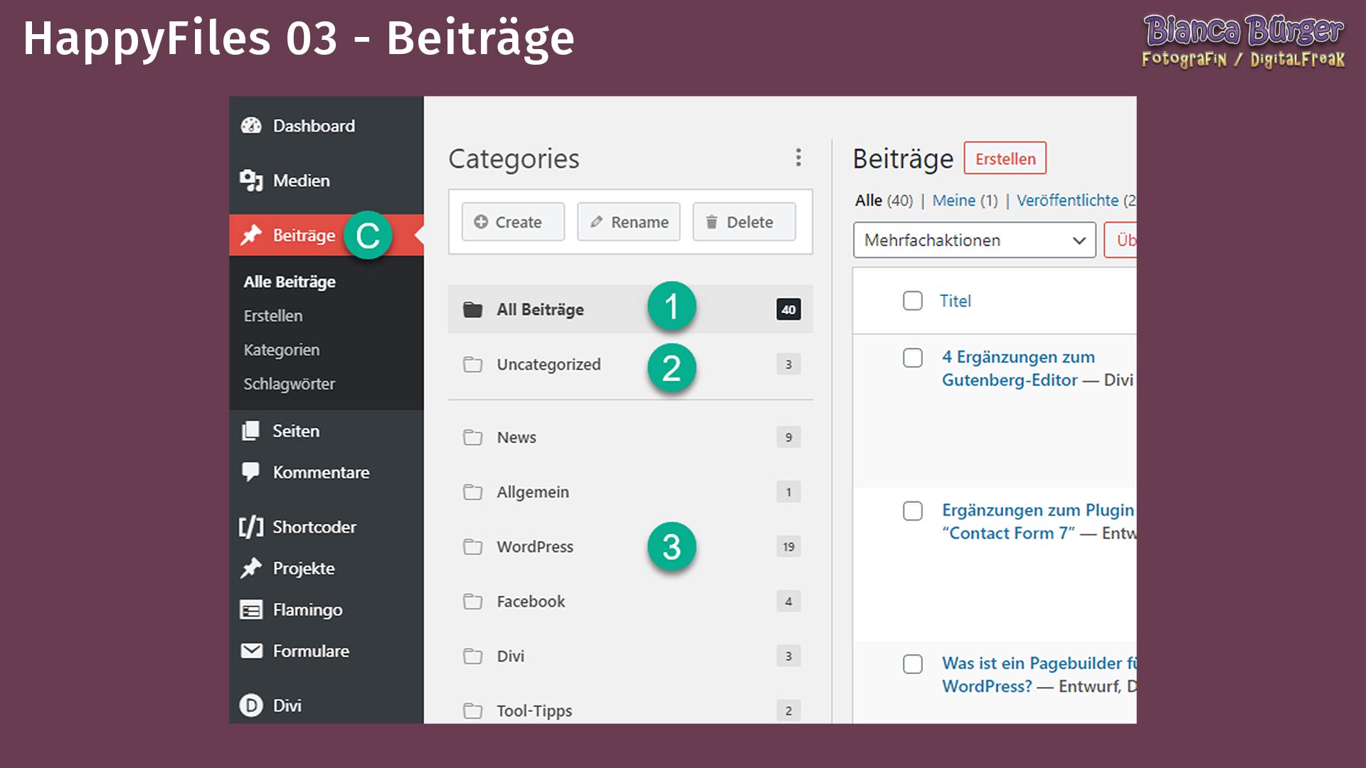Ordnung schaffen mit dem WordPress-Plugin HappyFiles 5