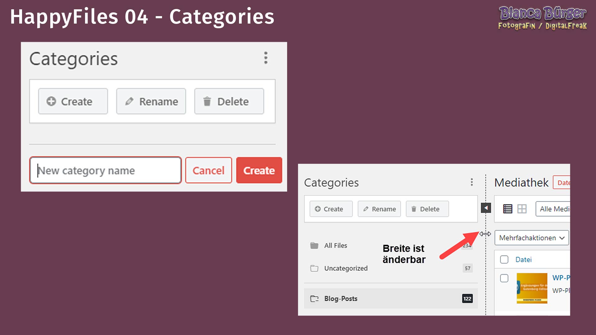 Ordnung schaffen mit dem WordPress-Plugin HappyFiles 6