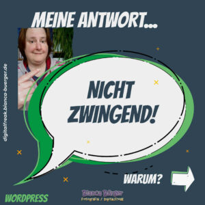 Frage zu WordPress - Brauche ich ein Child-Theme? 2 Frage zu WordPress - Brauche ich ein Child-Theme? 2