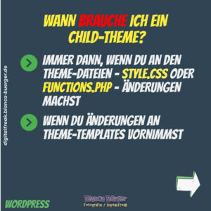 Frage zu WordPress - Brauche ich ein Child-Theme? 4 Frage zu WordPress - Brauche ich ein Child-Theme? 4