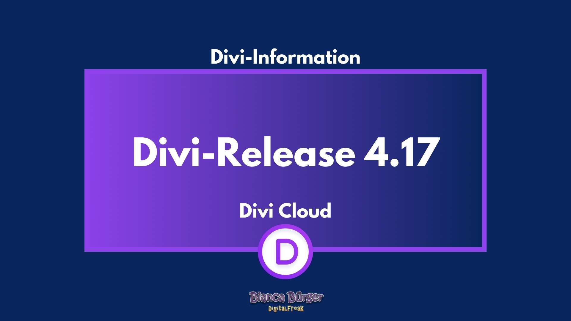 Divi-Theme und -Builder Version 4.17 7