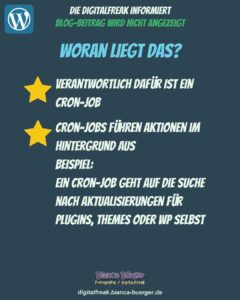 Frage zu WordPress - Warum wird mein Blog-Beitrag nicht angezeigt? 3