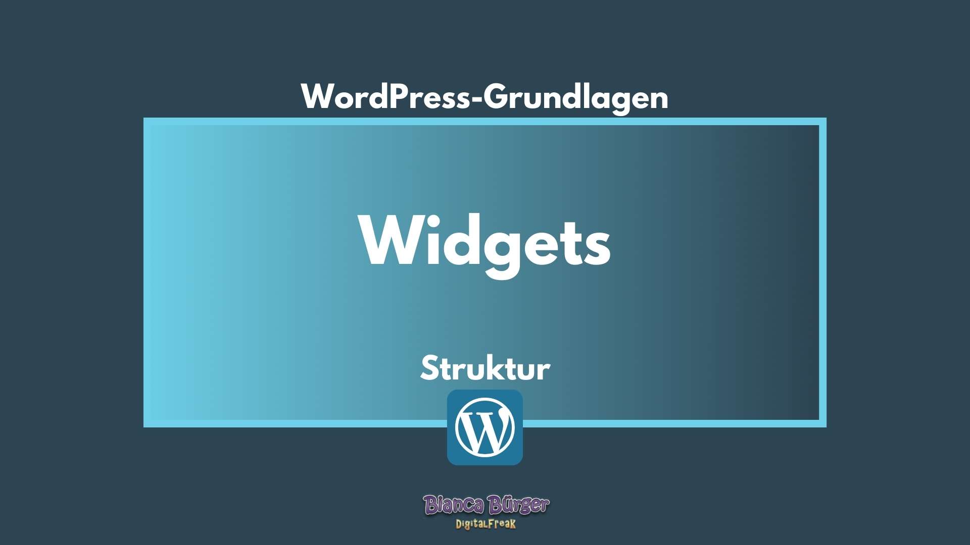 Was sind Widgets bei WordPress? 4
