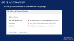 Was ist das Support-Center bei Divi? 3