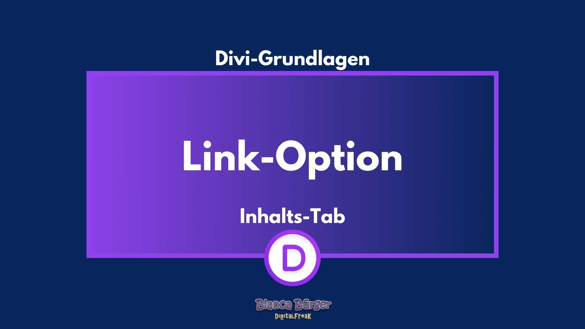 Was ist die Link-Option auf dem Inhalts-Tab? 5